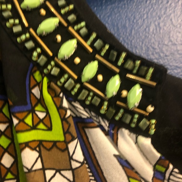 Abstract Fun Blouse - Picture 3 of 5